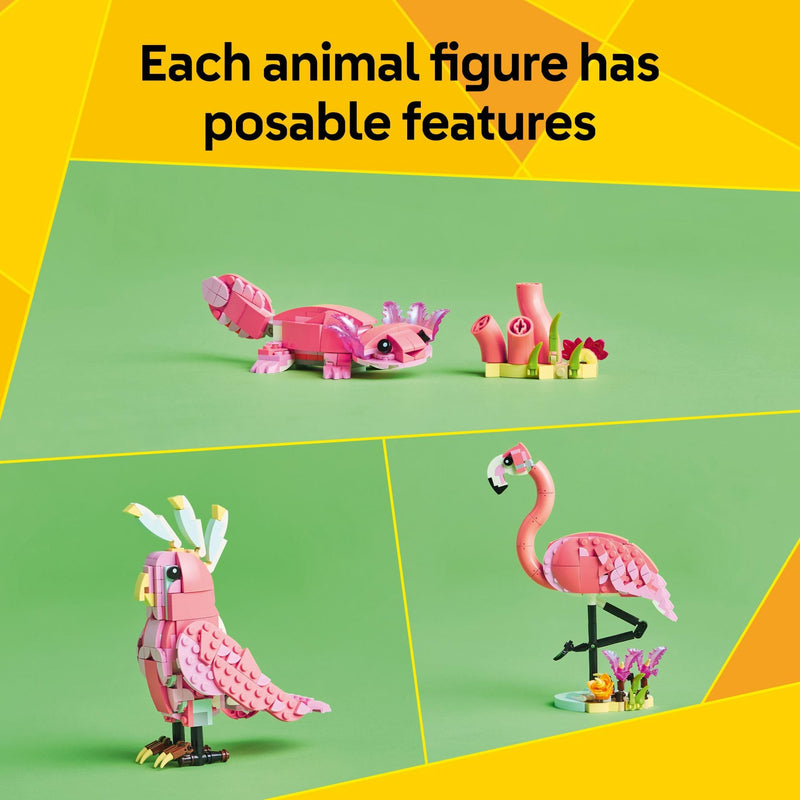 LEGO Creator 3 in 1 Wild Animals Pink Flamingo 31170