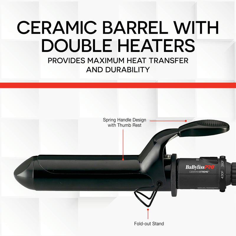 BaBylissPRO - Ceramix Xtreme Curling Iron (BABC150SNC) - 1.5 in