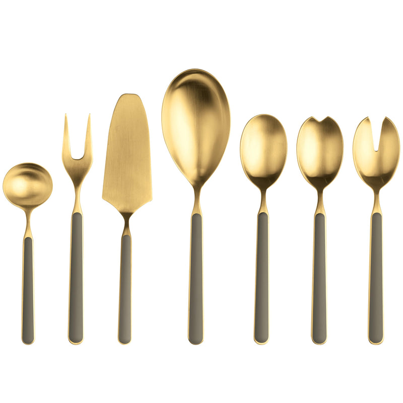 Mepra – Fantasia Ice Gold Vicuna – 7-Piece Serving Set