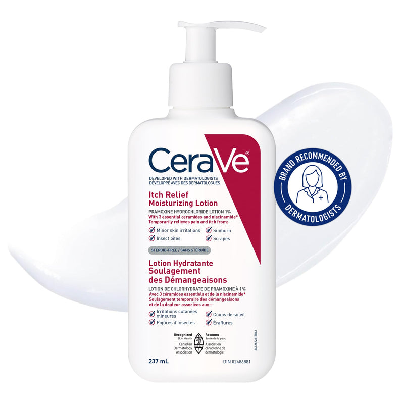 CeraVe - Itch Relief Moisturizing Lotion - 1% Pramoxine - 237 mL