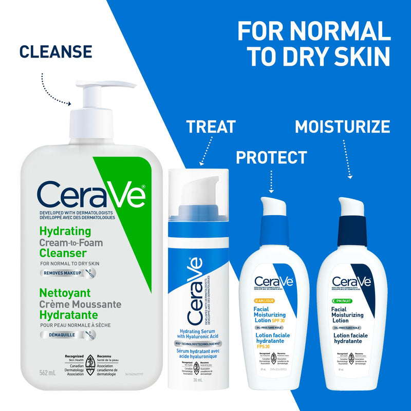 CeraVe - Hydrating Cream-to-Foam Cleanser - 562 mL