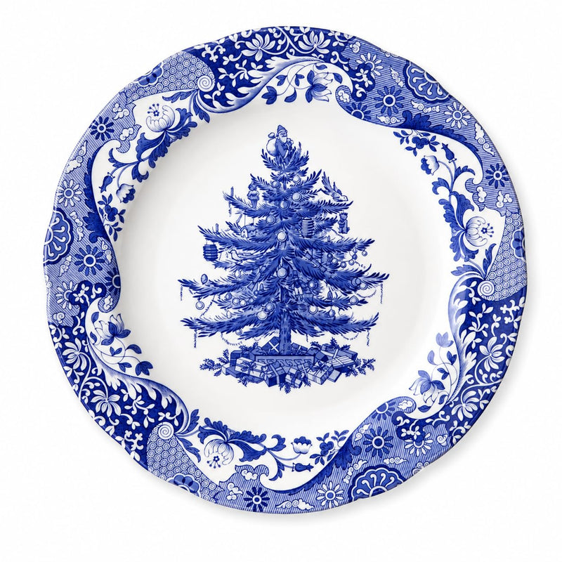 Spode - Blue Italian Christmas - Italian Christmas Dinner Plate UK | 10.5 in / 26.7 cm
