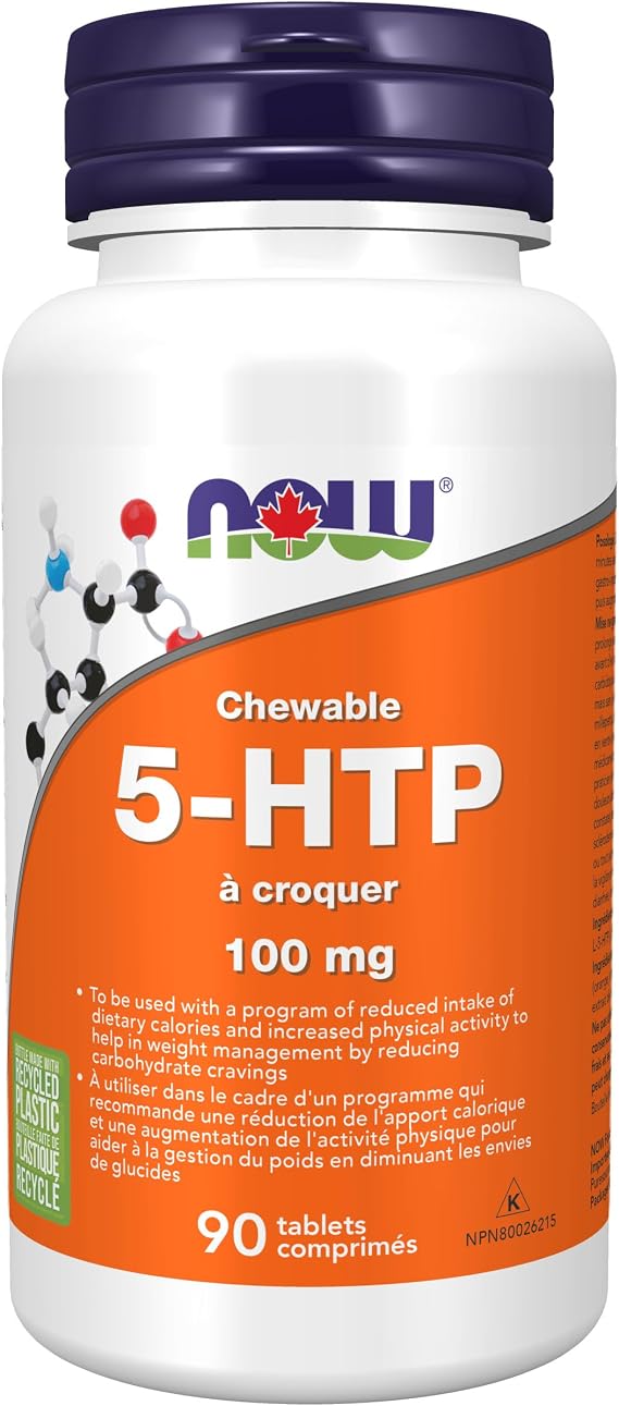 Now - 5 - HTP 100MG Chewable 90TAB