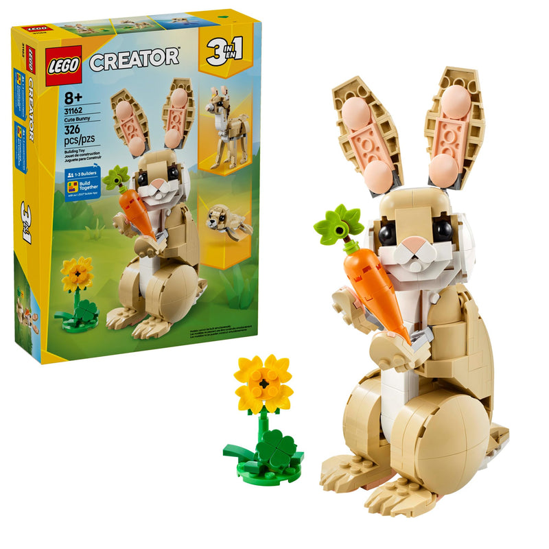 LEGO Creator 3 in 1 Cute Bunny 31162
