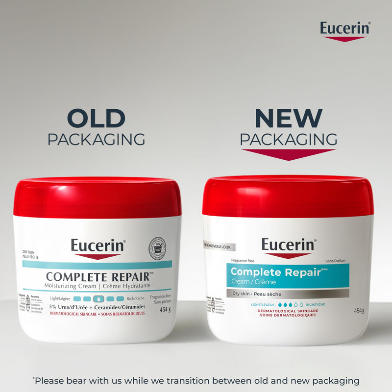 Eucerin Complete Repair Moisturizing Cream 5% Urea, 454 g