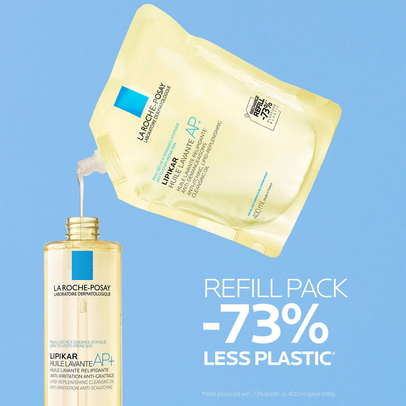 La Roche-Posay - Lipikar Oil AP+ - Cleansing Oil Refill - 400 mL