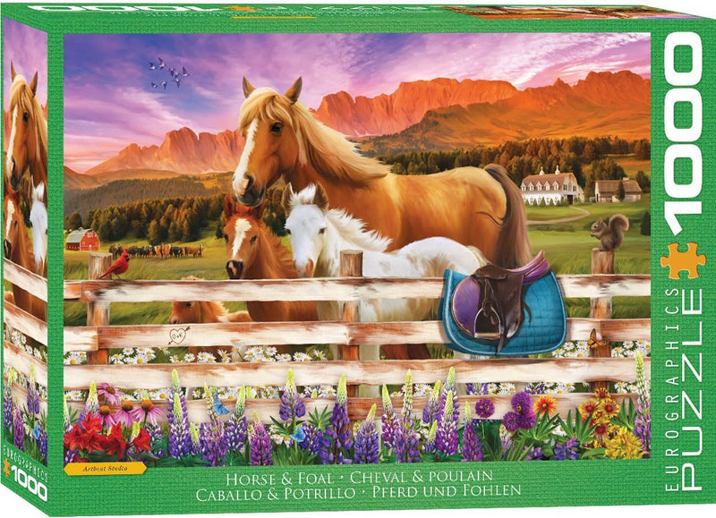 Eurographics - 1000 Piece Jigsaw Puzzle - Horse and Foal By Olena