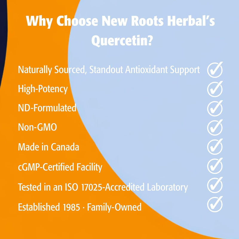 New Roots Herbal - Quercetin Bioflavonoid Complex 250MG of Quercetin - 90 Capsules