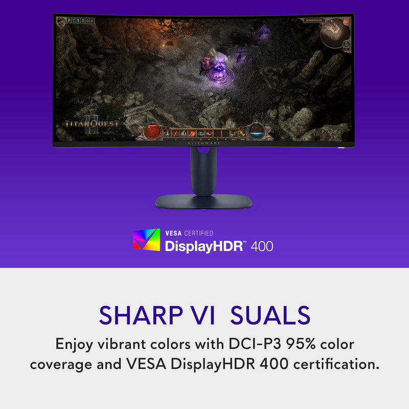 Alienware - AW3425DWM - 34-inch Curved WQHD Gaming Monitor | 180 Hz