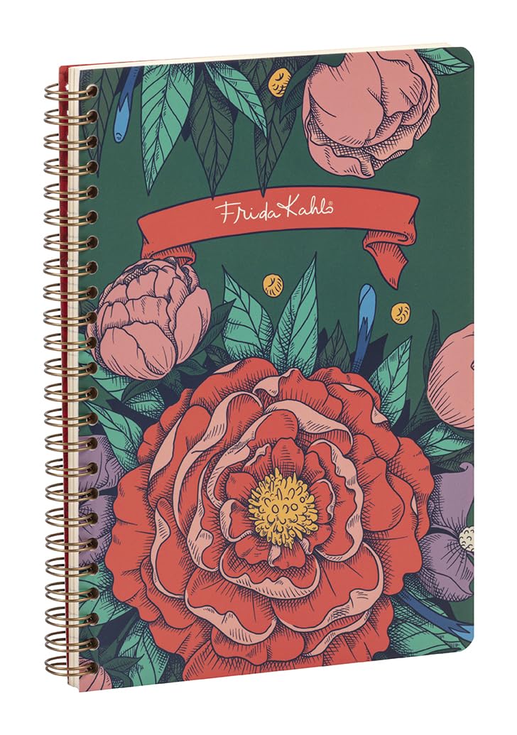 Clairefontaine - Lined Notebook Frida Kahlo assorted wirebound 148 pages A5 (5.8 x 8.3 in)