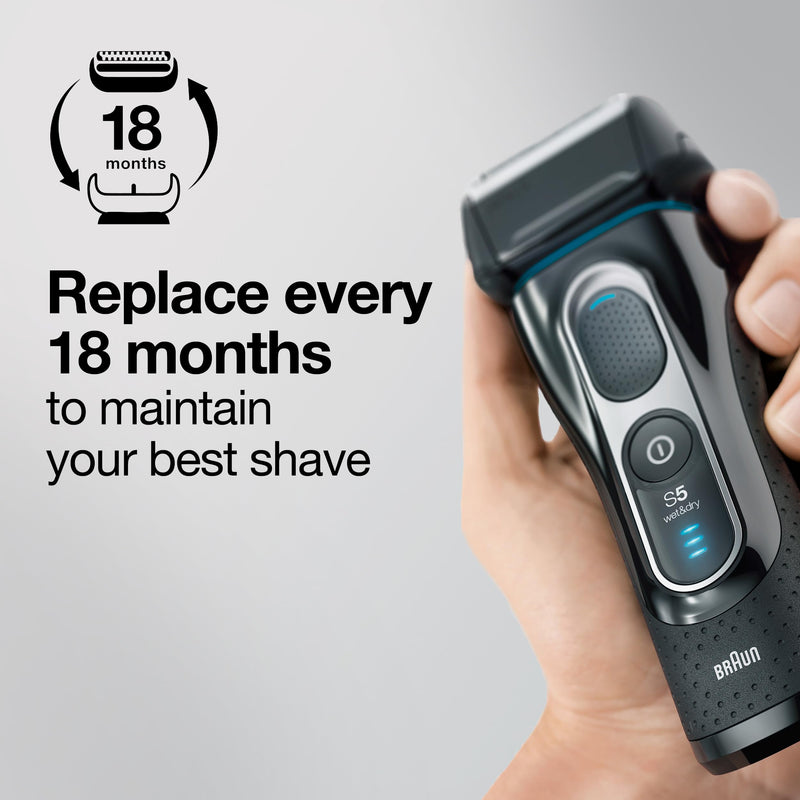 Braun Series 5 52S Replacement Shaver Head, Silver