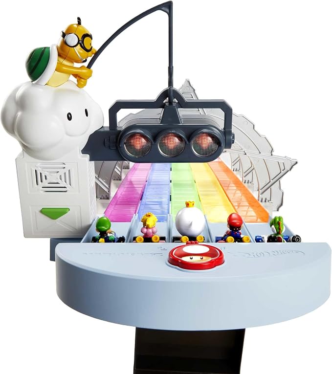Hot Wheels - Mario Kart Rainbow Road Track Set