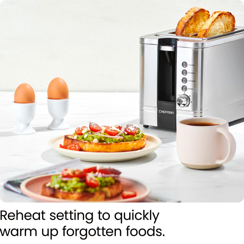 Chefman 2-Slice Stainless Steel Toaster