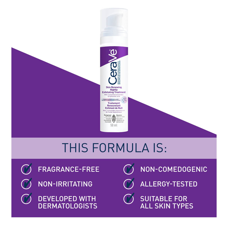 CeraVe - Skin Renewing Nightly Exfoliating Treatment - 50 mL