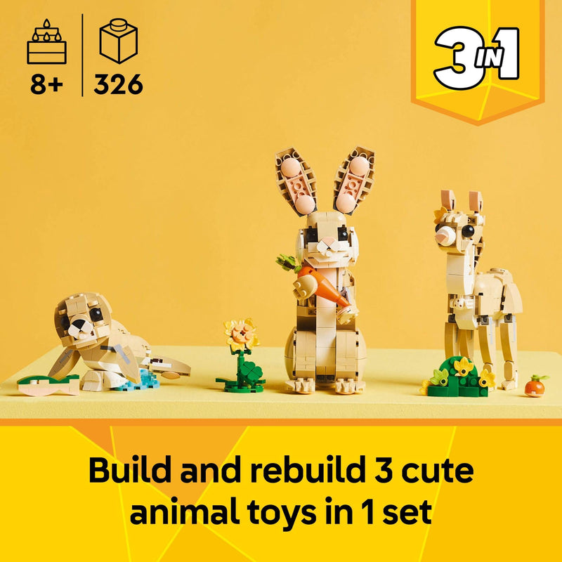 LEGO Creator 3 in 1 Cute Bunny 31162
