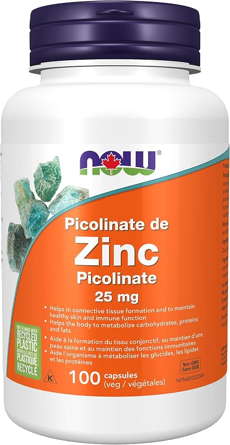 Now - Zinc Picolinate 25MG 100VCAP