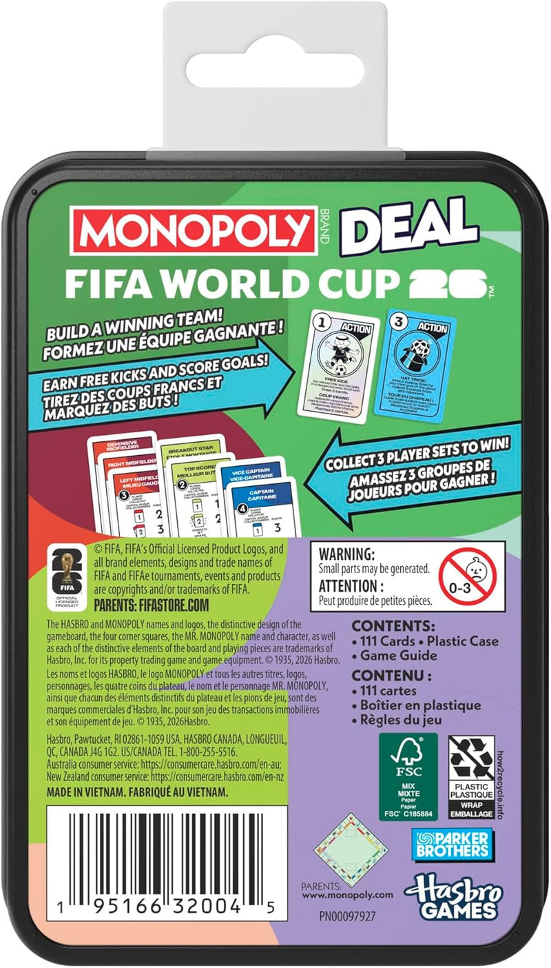 Hasbro - MONOPOLY DEAL - FIFA ( Bilingual )