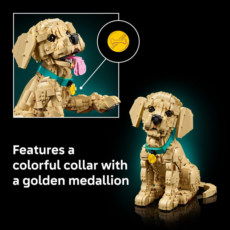 LEGO Icons Golden Retriever Puppy 11384