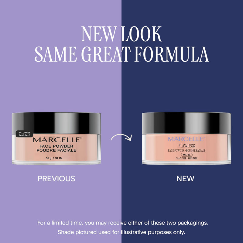 Marcelle Flawless Loose Face Powder, Translucent, 55 g
