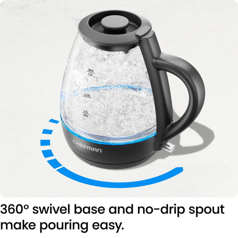 Chefman RJ11-10-GMRL 1 L Electric Kettle