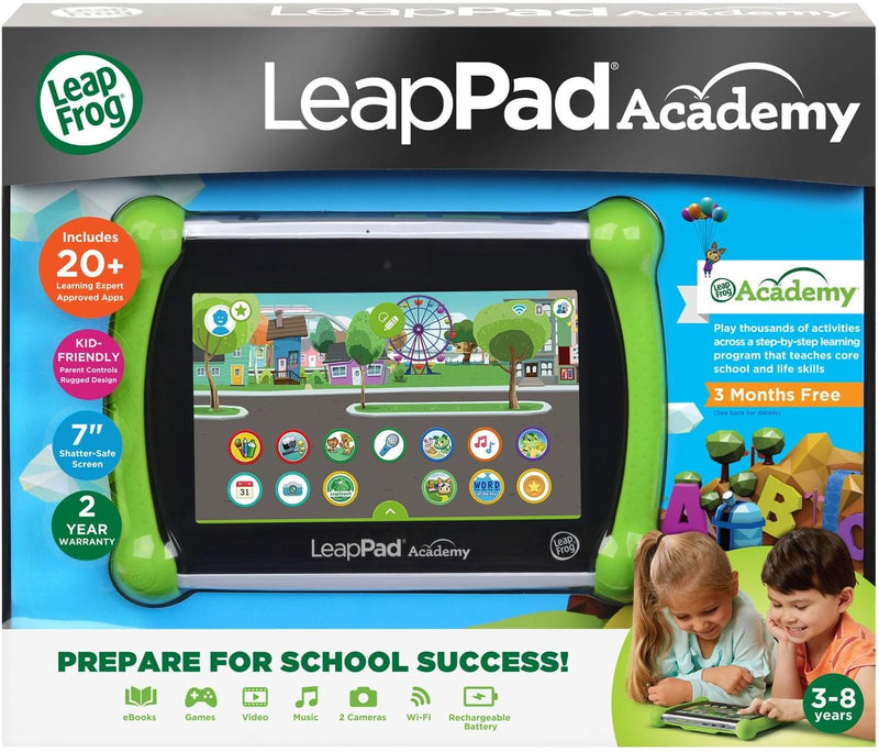 LeapFrog - LeapPad Academy Kids’ Learning Tablet, Green