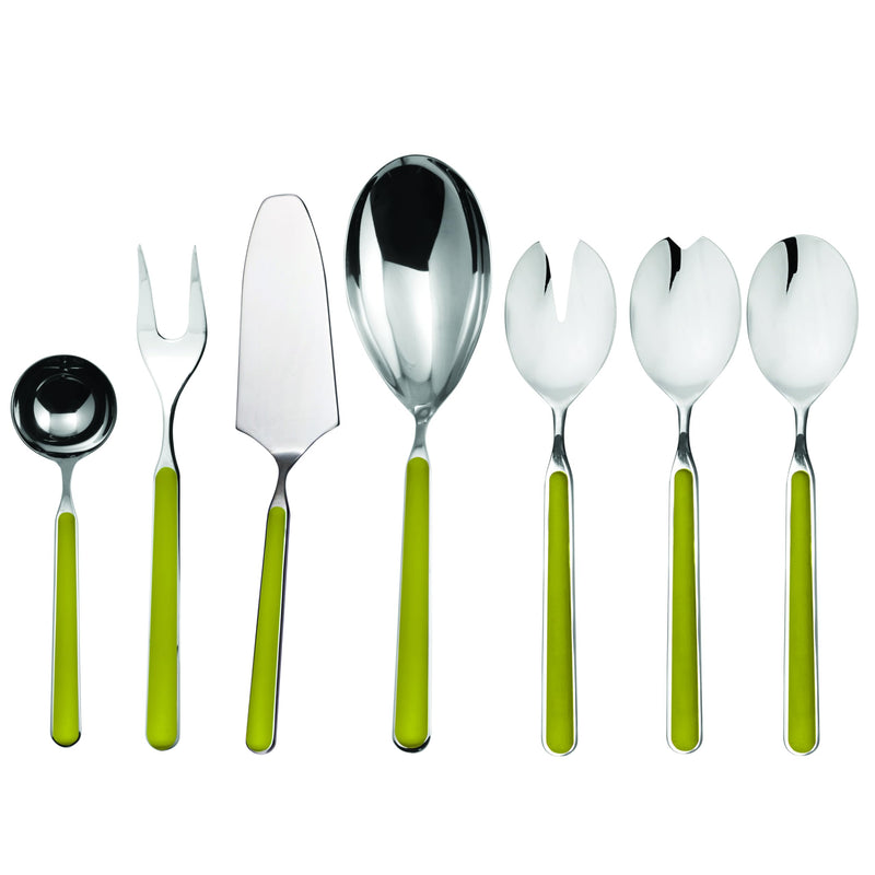 Mepra – Fantasia Olive-Green – 7-Piece Serving Set