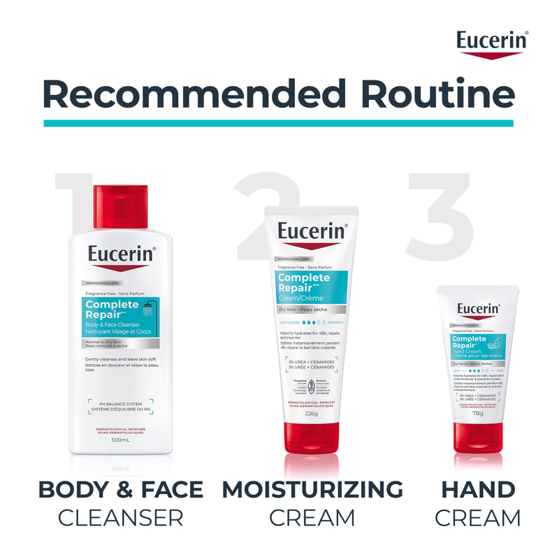 Eucerin Complete Repair Plus Moisturizing Lotion 10% Urea, 250 mL
