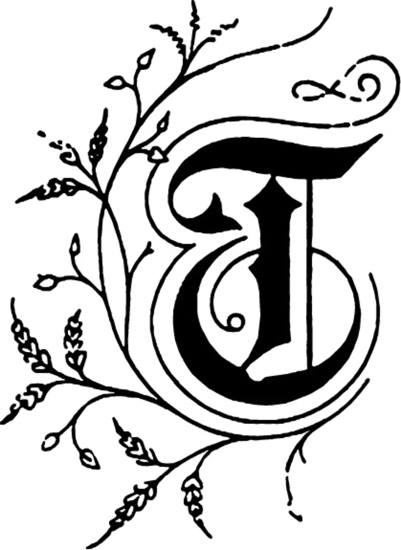 Jacques Herbin - illuminated brass seal - 5 mm - Ancient style - A to Z