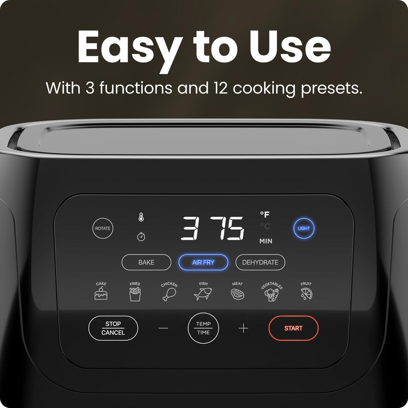 Chefman RJ38-1 10 L Air Fryer Oven with Rotisserie