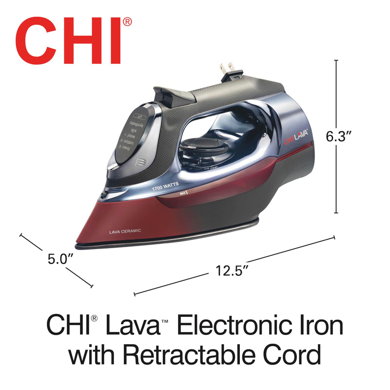CHI - 13113 - 1700 W Steam Iron - Black