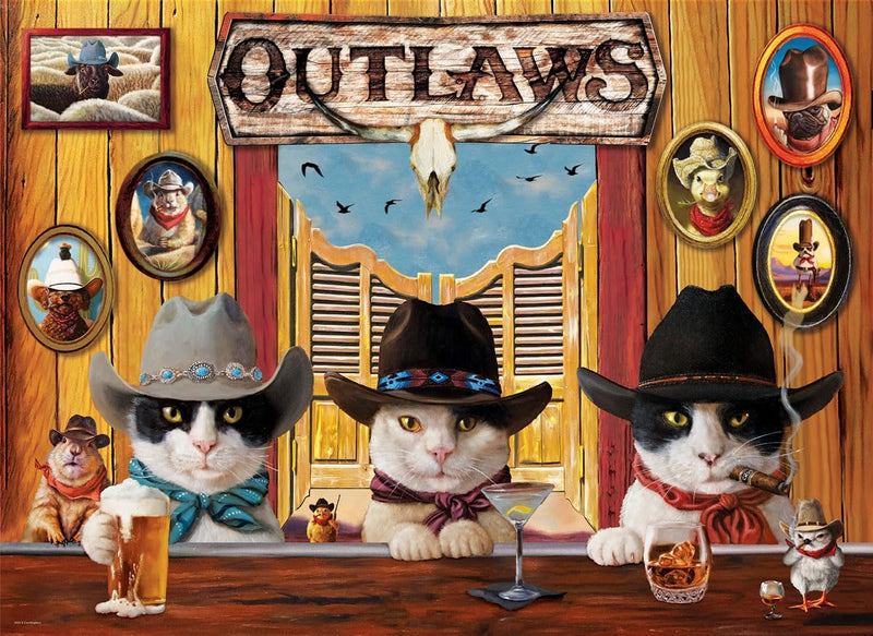 Eurographics - 500 Piece Jigsaw Puzzle - Outlaws