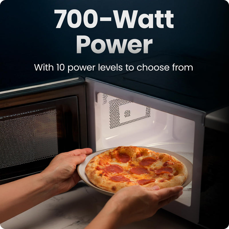 Chefman RJ55-7-V2 0.7 cu ft 700 W Microwave, Black