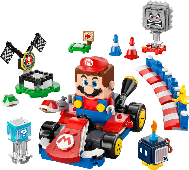 LEGO - 72043 - SUPER MARIO - Mario Kart - Playset - 278pcs