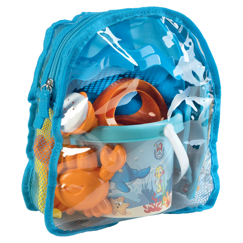 BACKPACK - BEACH SET AND ARM FLOATIES FISH