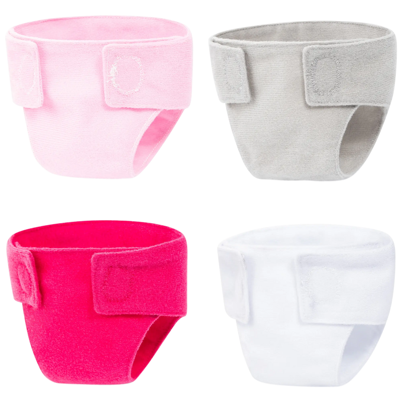 DELUXE COLLECTION - CLOTH DIAPERS FOR DOLLS - 4pcs