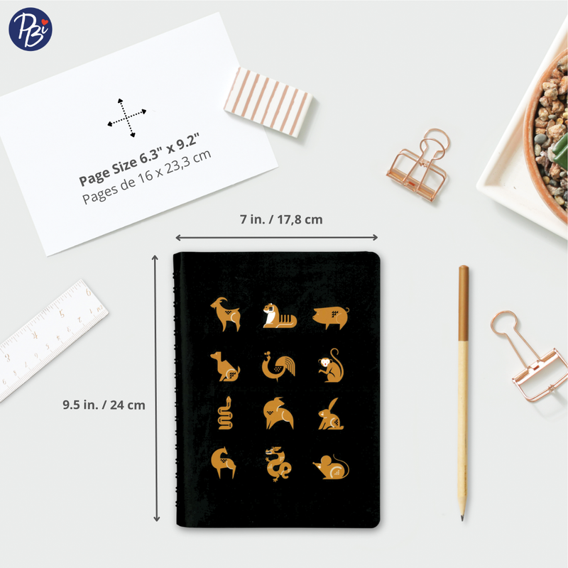 NOTEBOOK-ZODIAC ANIMALS