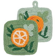 Now Designs - Cedar & Citrus Crochet Sponges Set of 2