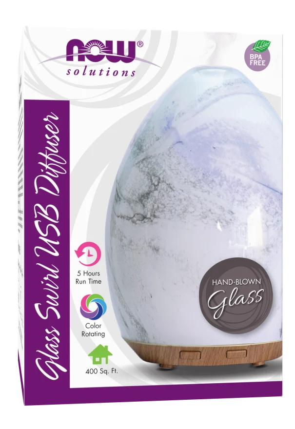 Now - Diffuser - USB Glass Swirl