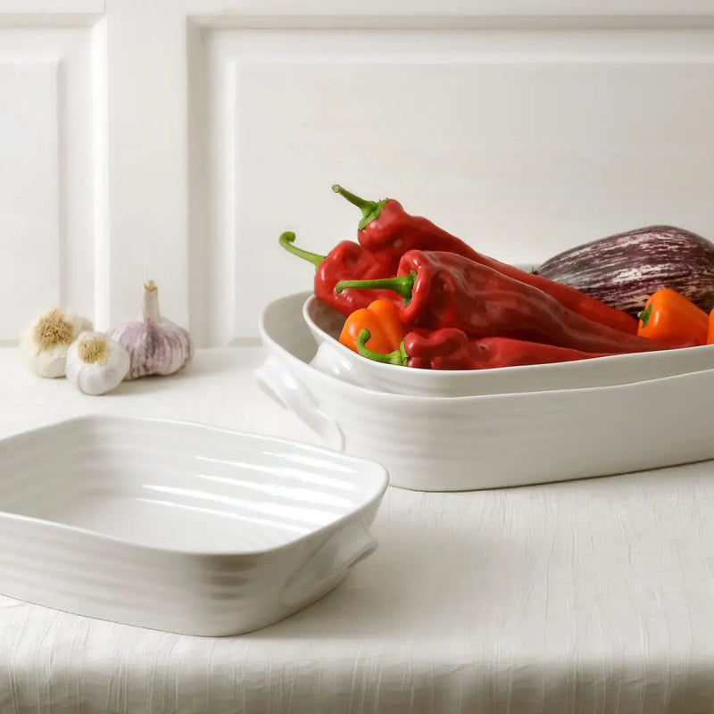 Sophie Conran - White - Rectangular Roasting Dish (Lasagna Baker)