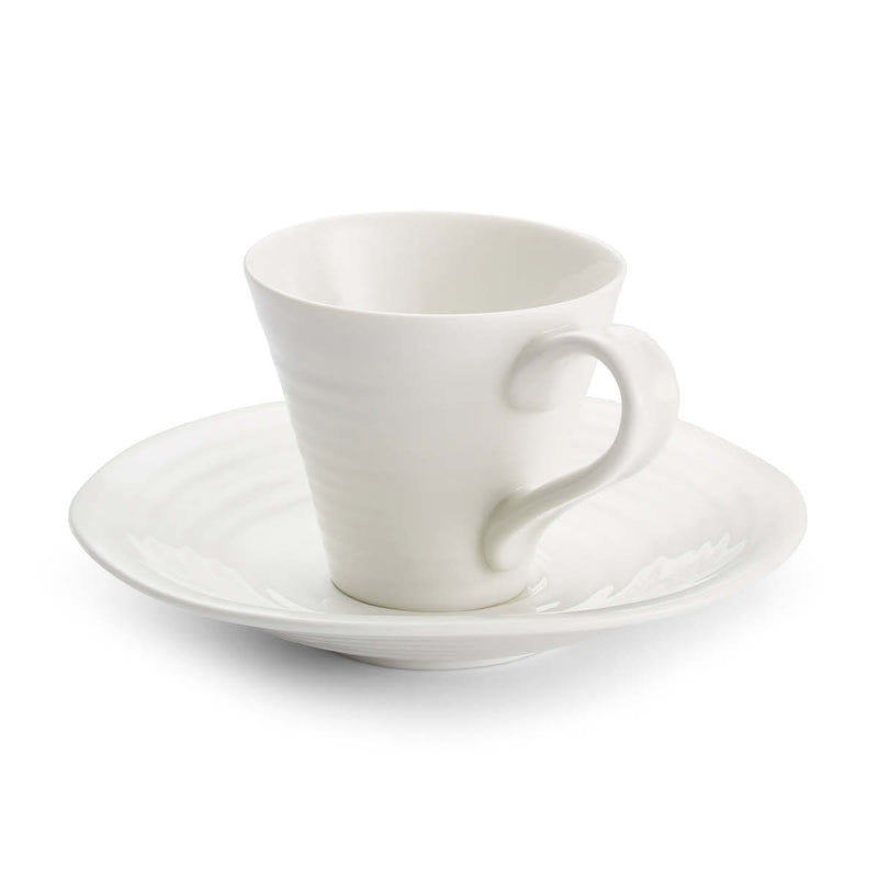 Sophie Conran - White - Espresso Cups & Saucers (Set of 2)