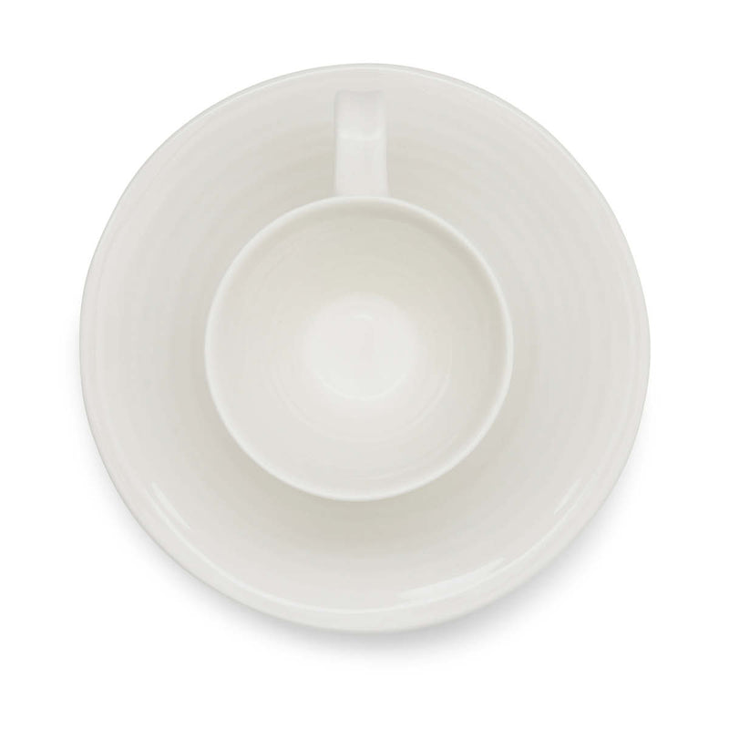 Sophie Conran - White - Espresso Cups & Saucers (Set of 2)