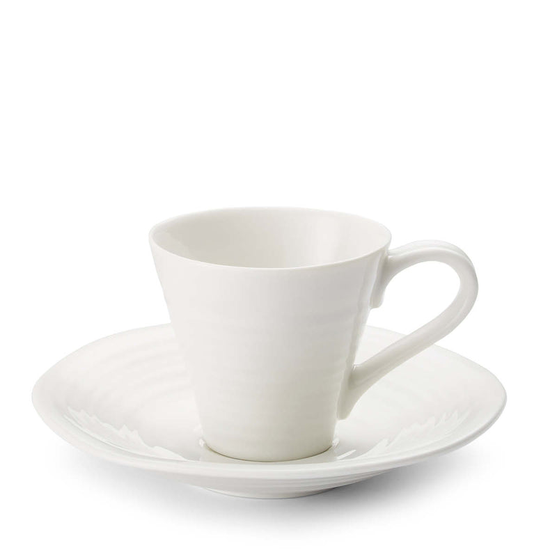 Sophie Conran - White - Espresso Cups & Saucers (Set of 2)