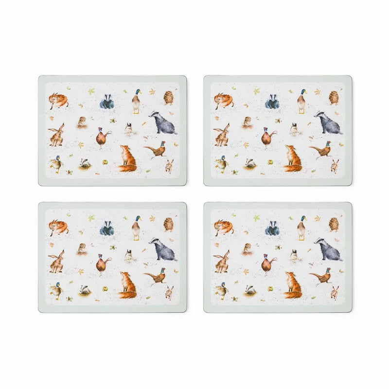 Pimpernel - Wrendale 16x12" Mats (Set of 4)