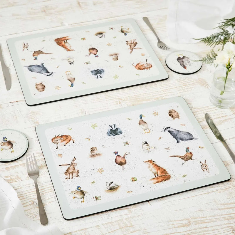 Pimpernel - Wrendale 16x12" Mats (Set of 4)
