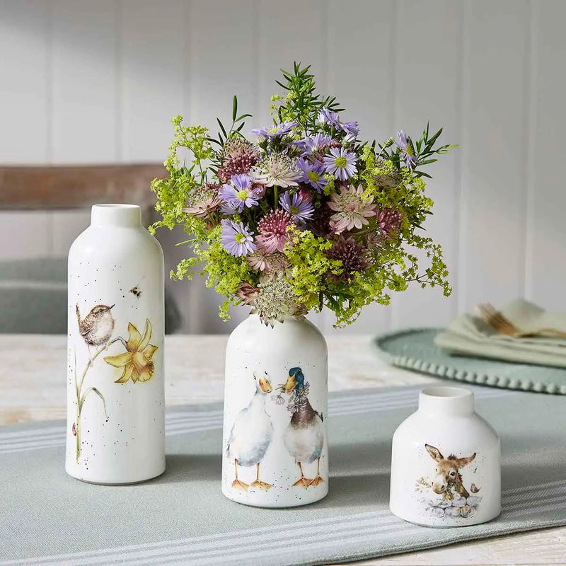 Royal Worcester - Wrendale - SET OF 3 VASES