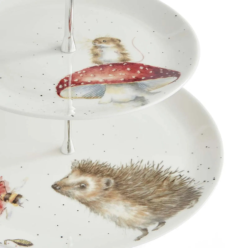 Royal Worcester - Wrendale Designs - PRÉSENTOIR À GÂTEAUX 2 NIVEAUX