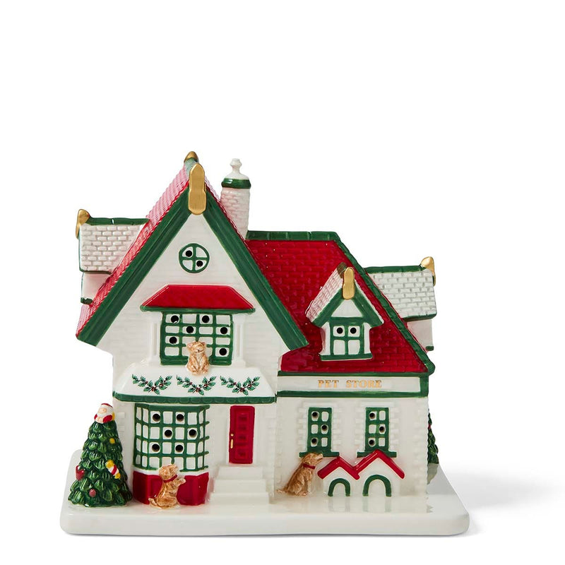 Spode Christmas Tree Village Pet Shop decoration