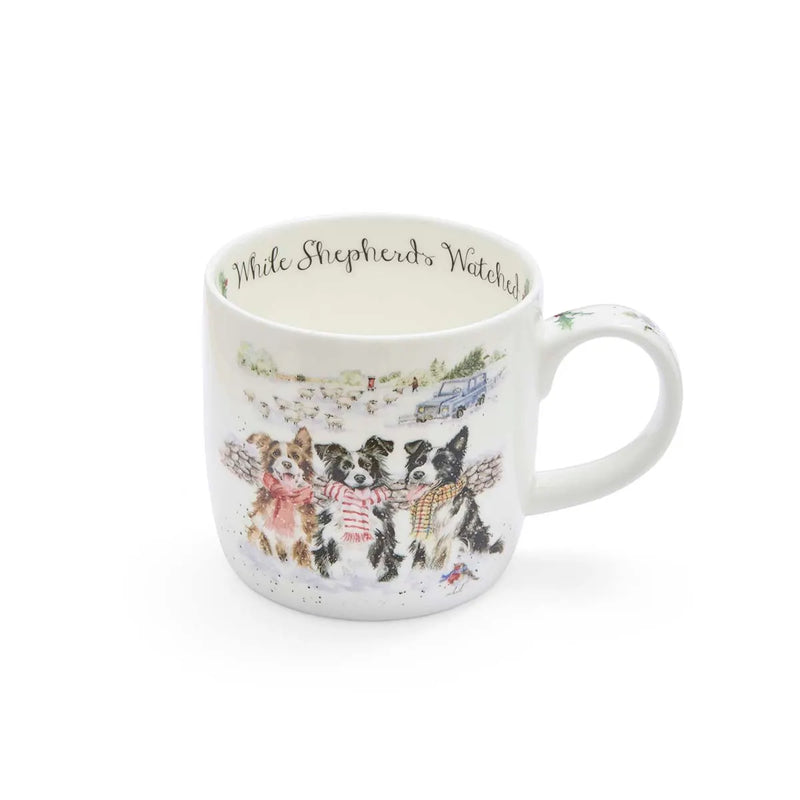 Royal Worcester - Wrendale - While Shepherds Watch Mug