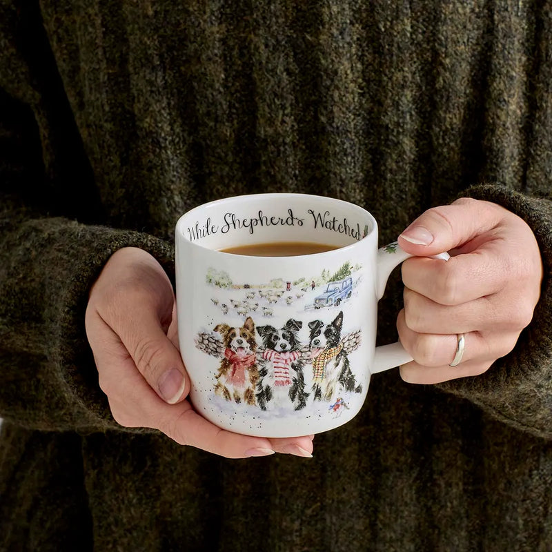 Royal Worcester - Wrendale - While Shepherds Watch Mug