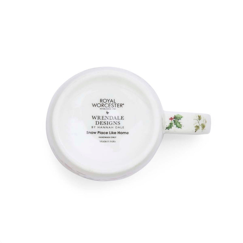 Wrendale Snow Place Like Home 2026 mug back view